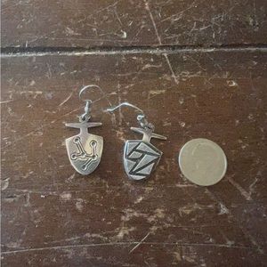 Classic series TARDIS key earrings Doctor Who